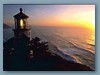 Faro al tramonto