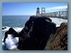 Faro con passerella
