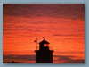 Faro nel rosso