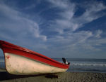 Barca sulla spiaggia